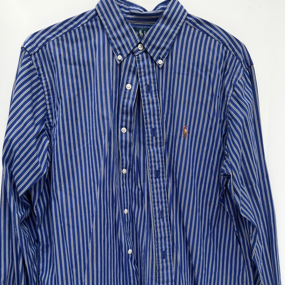 Polo by Ralph Lauren button down collared shirt. Large.  EUC!